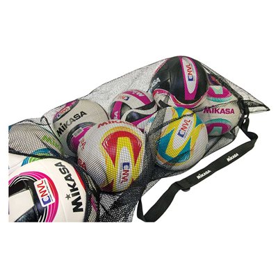 Mesh multisport ball bag with shoulder strap