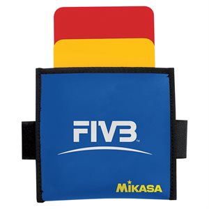 Volleyball referee cards with case holder